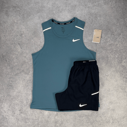Nike Miler 1.0 Vest Set 'Mineral Slate/Black'