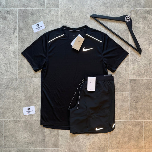 NIKE MILER 1.0 x FLEX SET - BLACK