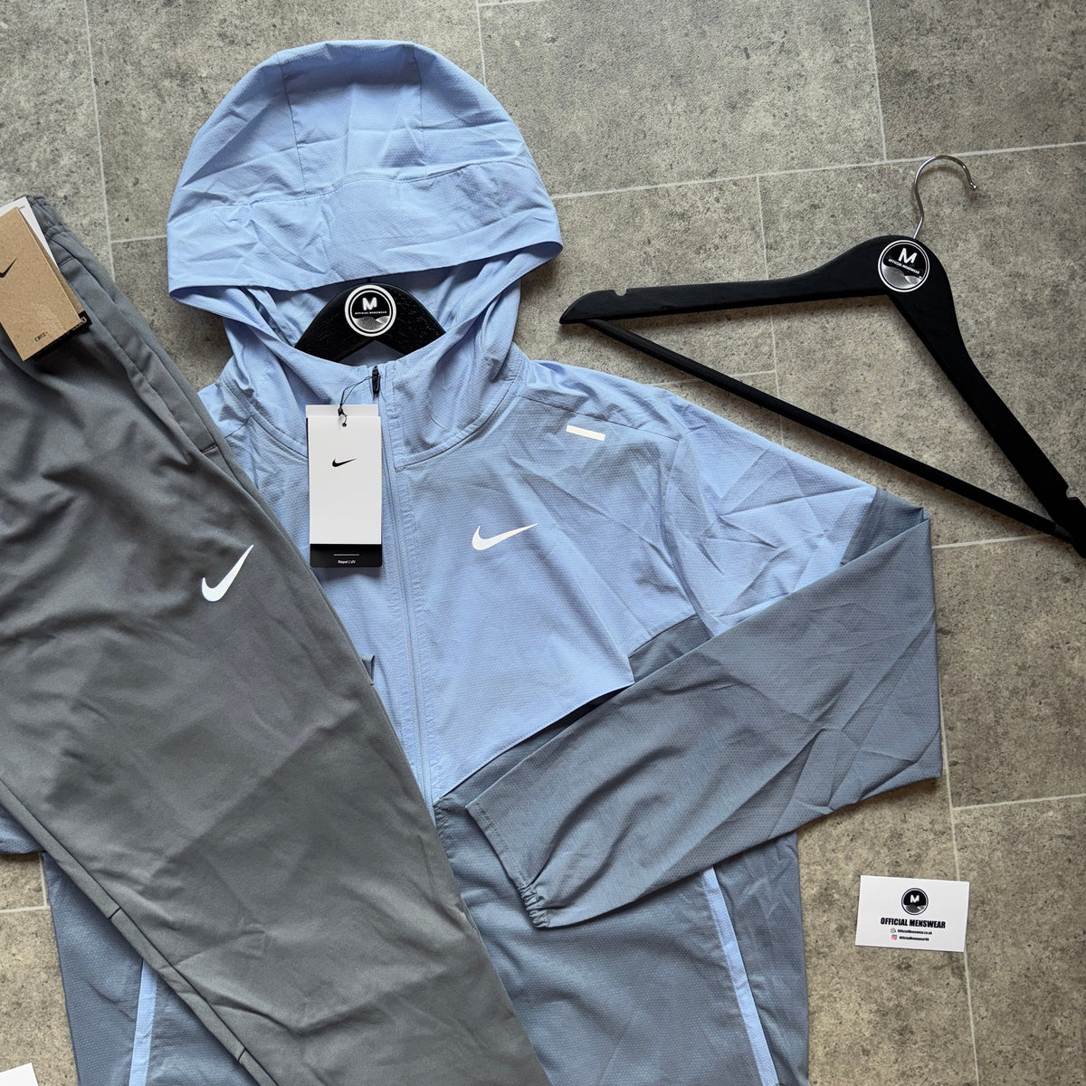 Nike UV x Therma-FIT Challenger pants set - cobalt bliss