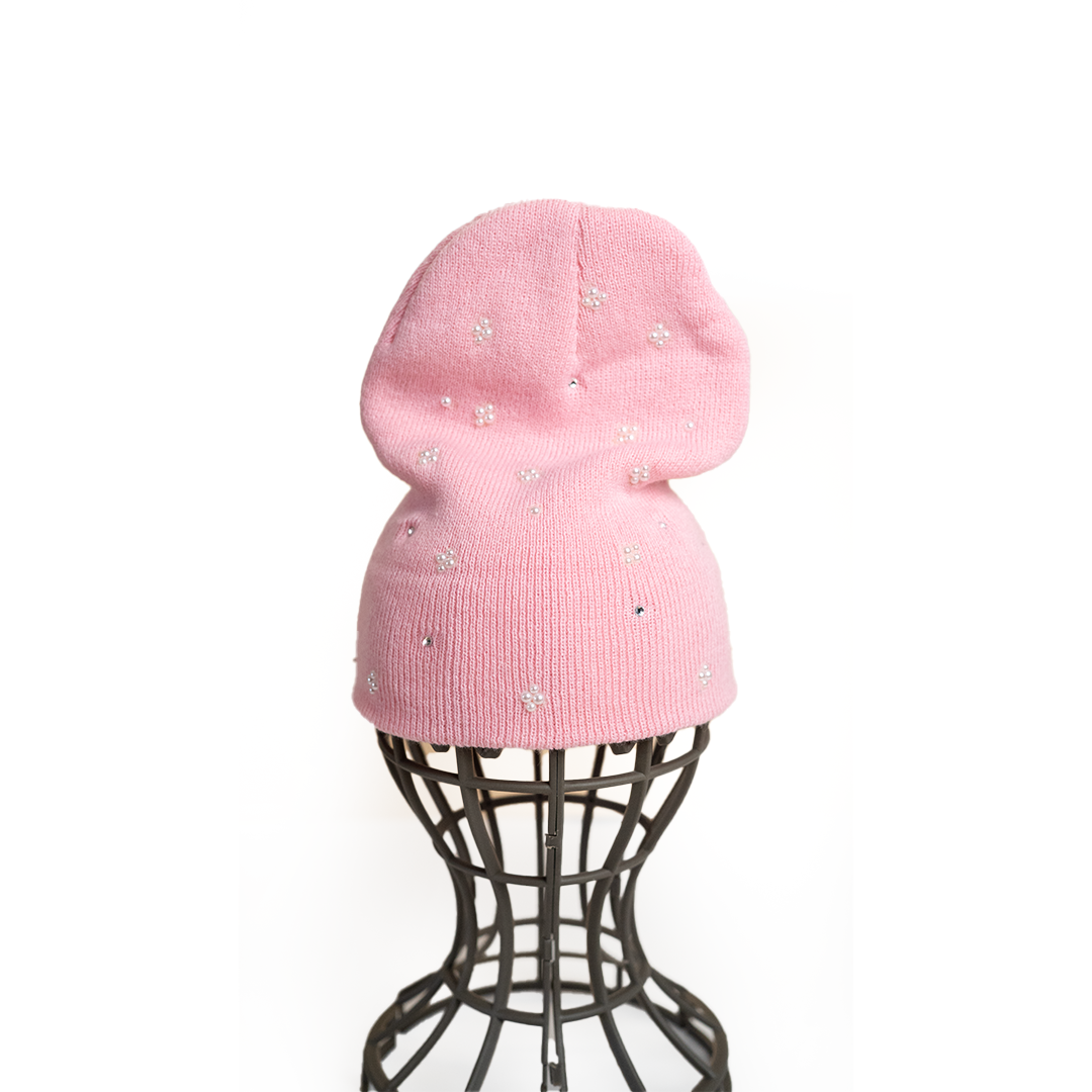 Custom Beanie Pink Glam