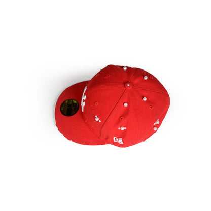 "Red" Custom-Fitted Caps