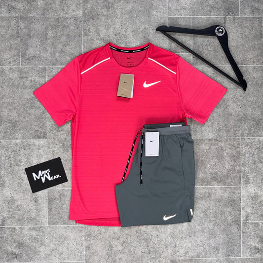 NIKE MILER 1.0 x FLEX SET - ASTER PINK/GREY
