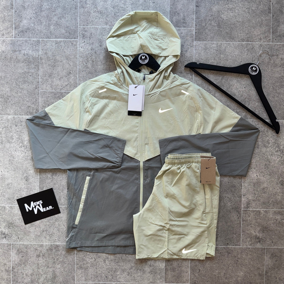 Nike UV windbreaker x Challenger set - olive aura