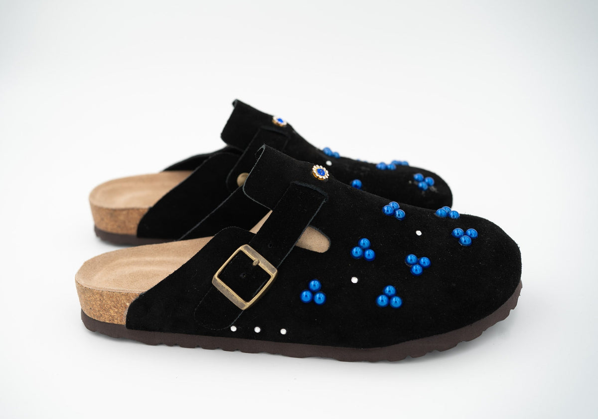 Custom blue Pearl Birks