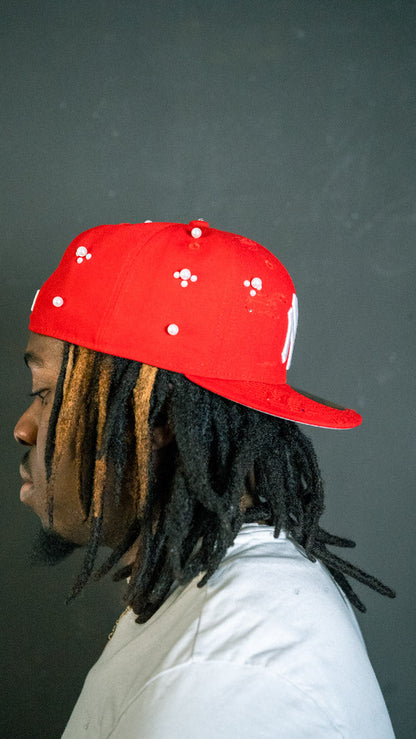 "Red" Custom-Fitted Caps