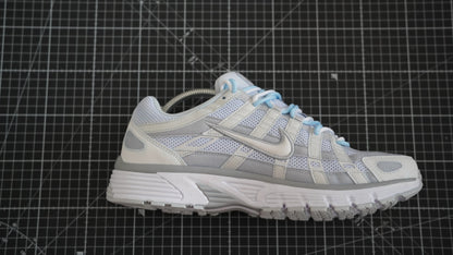 Custom Sneakers P-6000 baby blue double laces