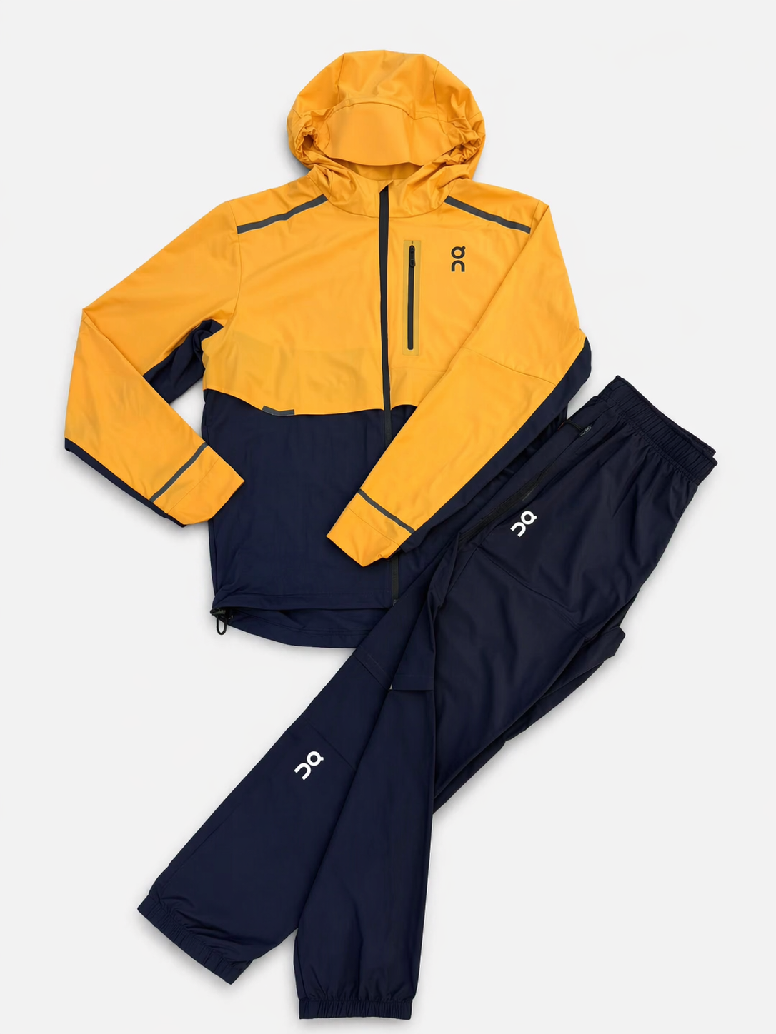 Cloud Remix orange hooded tracksuit