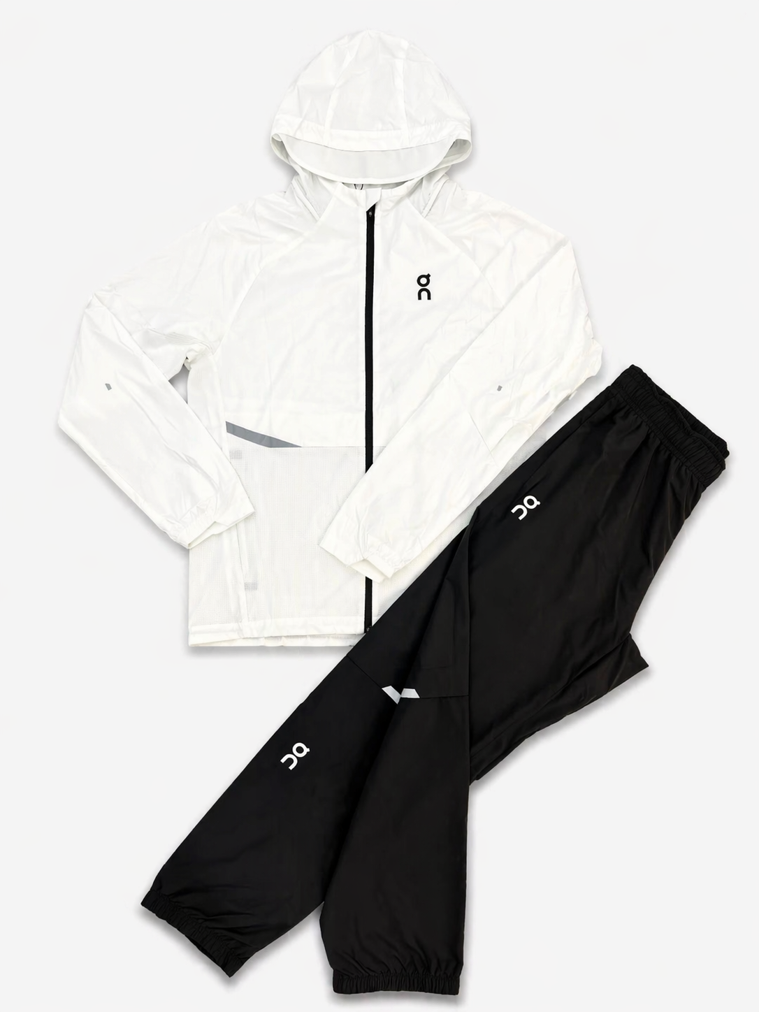 Cloud Black and White Tracksuit Hoodie