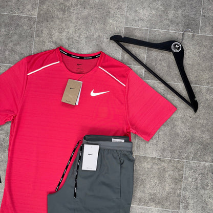 NIKE MILER 1.0 x FLEX SET - ASTER PINK/GREY