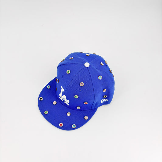 Custom-Fitted Caps “Astract“ Blue