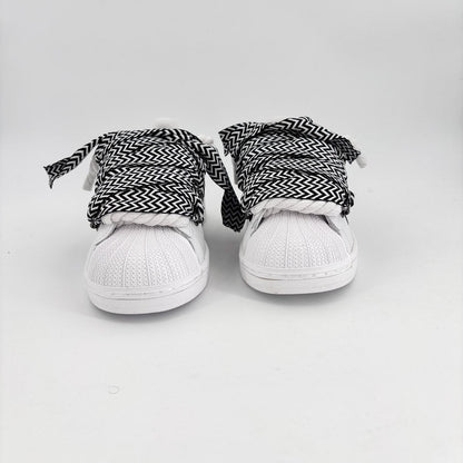 Custom Sneakers Superstar White Lanvin Black/White