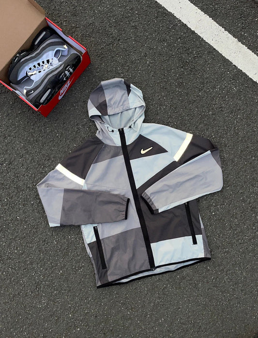 Nike patchworks jacket - Blue